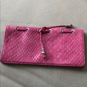 Like new pink clutch
